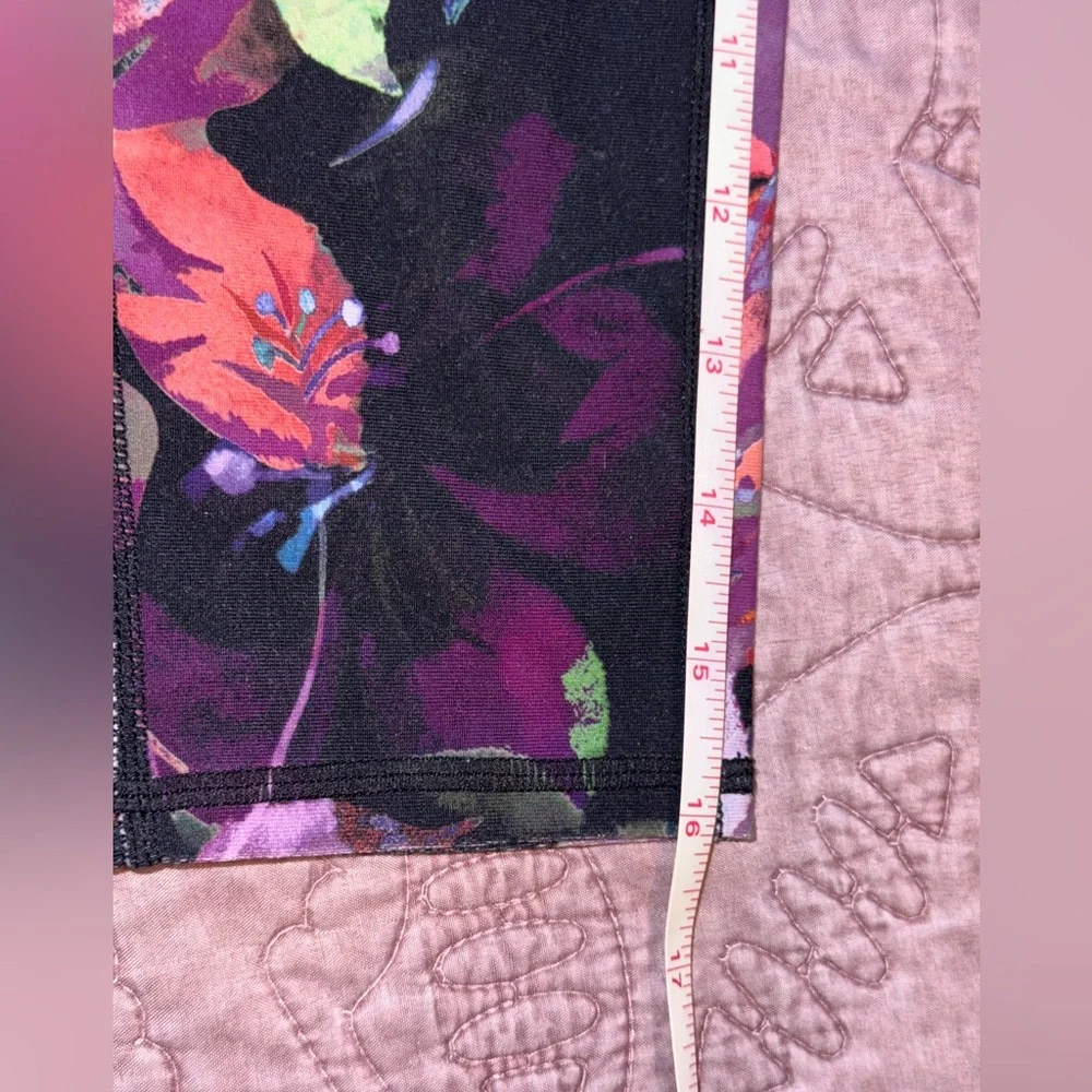 Skechers Leggings - Purple and Black Floral - Picture 4 of 8
